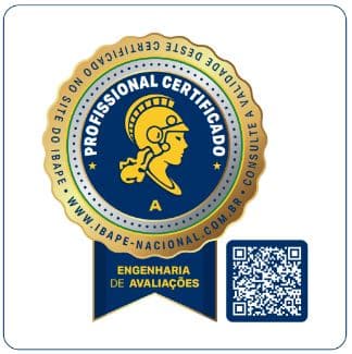 Selo Profissional Certificado IBAPE em Engenharia de Avaliações